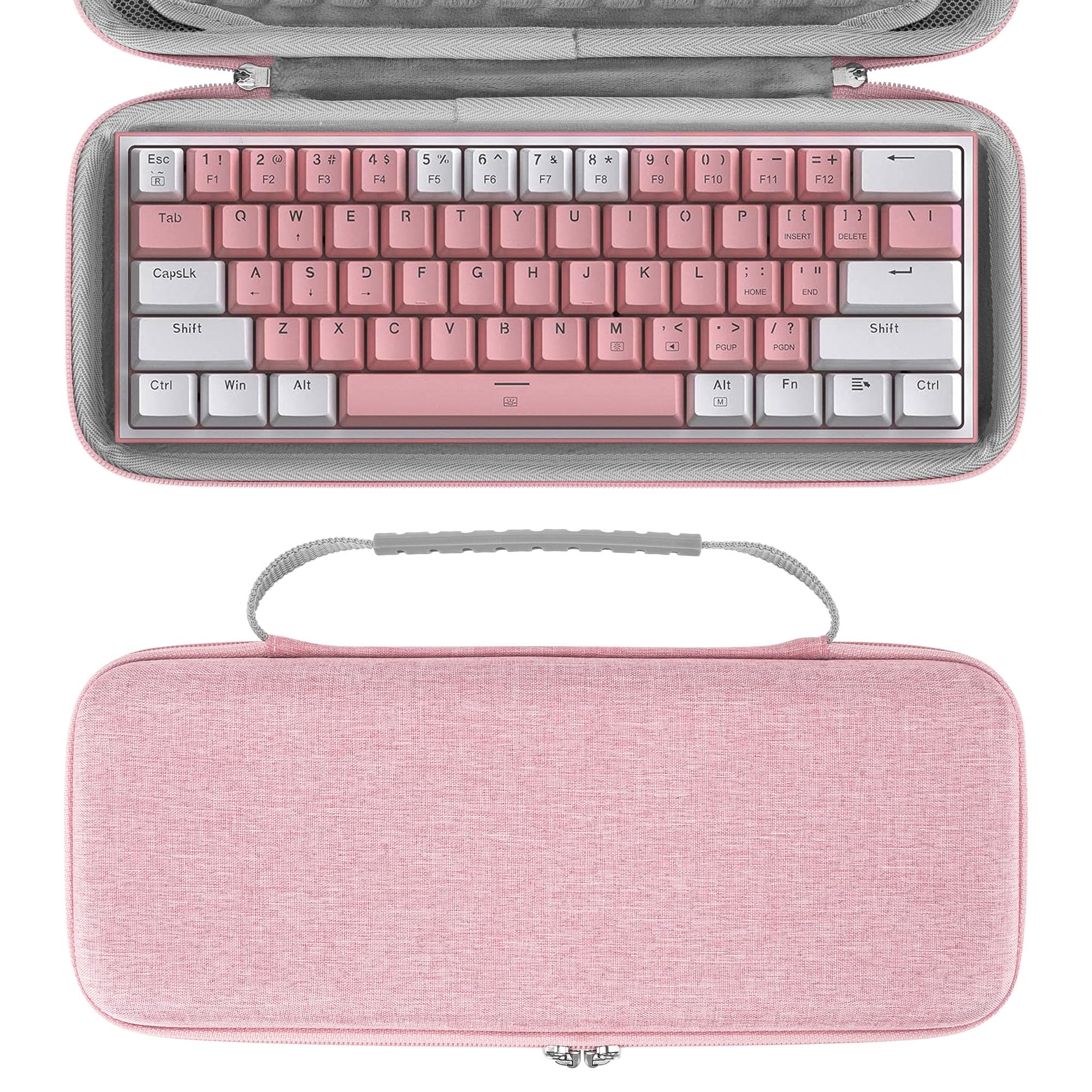 Amazon.co.jp: GEEKRIA 60% コンパクトキーボードケース、61 キー
